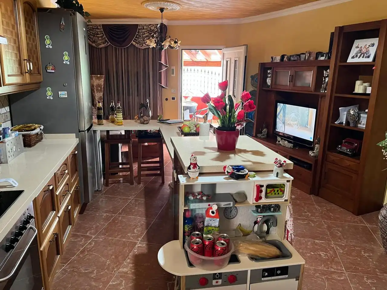 Cocina de Casa o chalet en venta en Los Realejos con Terraza, Amueblado y Balcón