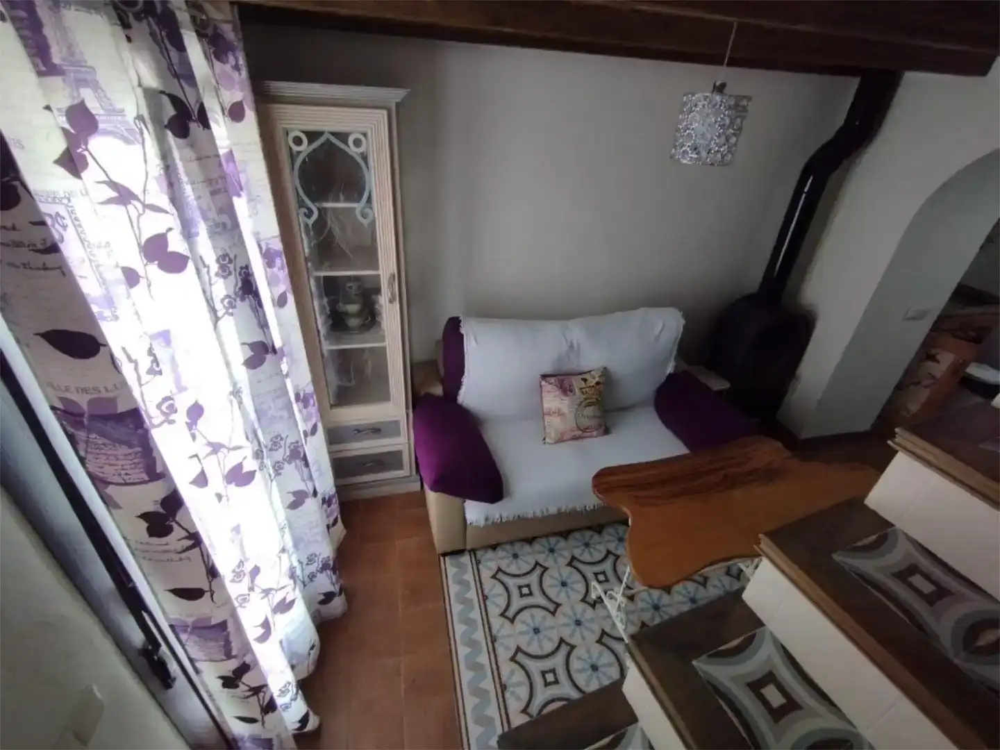 Sala d'estar de Dúplex de lloguer en Casares amb Traster, Moblat i Balcó