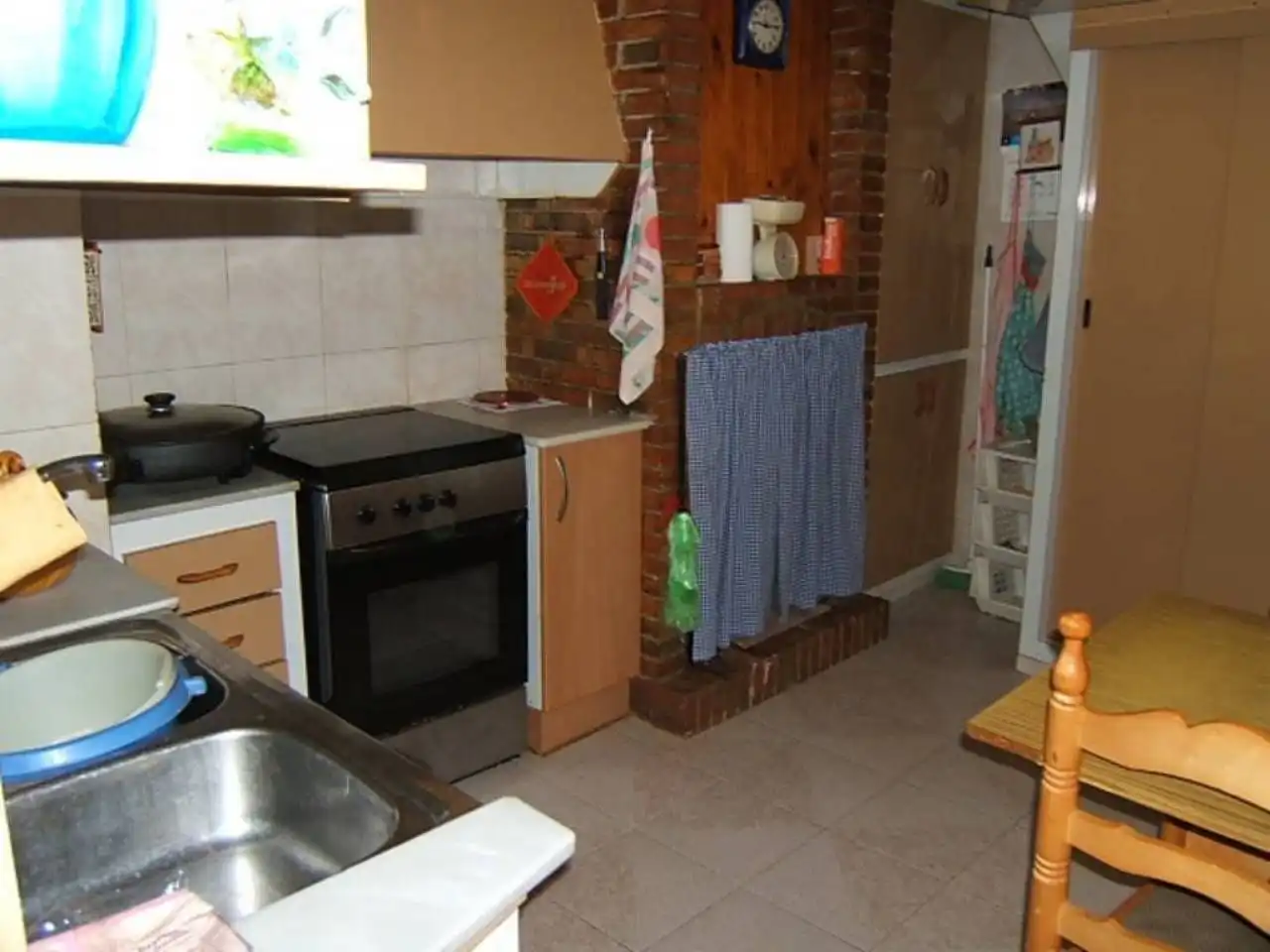 Cuina de Casa o xalet en venda en Paüls amb Calefacció, Terrassa i Moblat