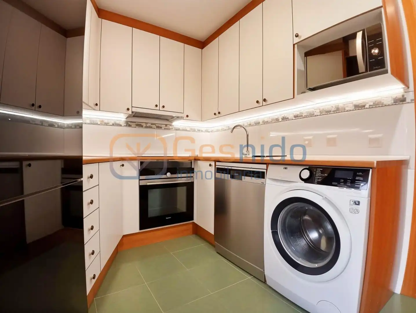 Küche von Wohnung zum Verkauf in Espirdo mit Heizung, Parkett und Terrasse