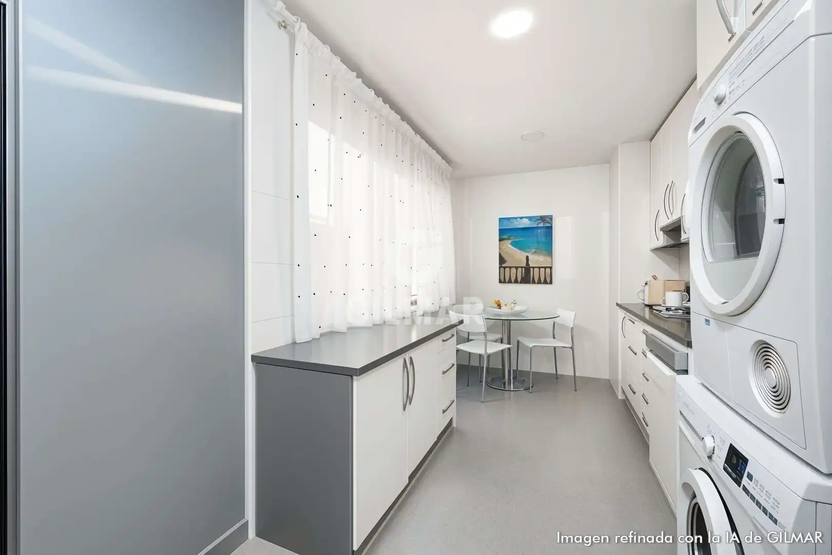Küche von Wohnung zum Verkauf in Madrid mit Heizung, Abstellraum und Balkon