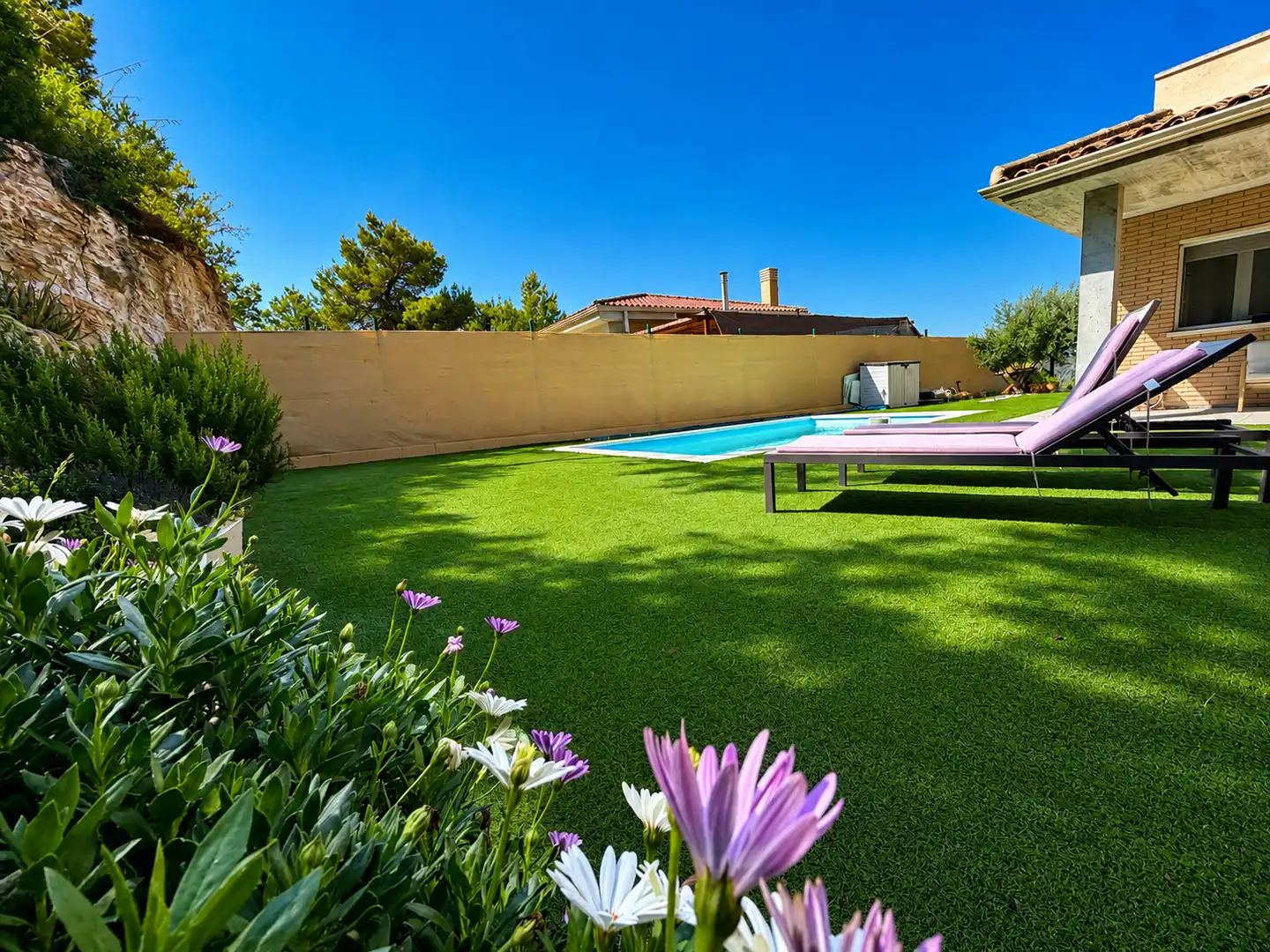Piscina de Casa o chalet en venta en Olivella con Aire acondicionado, Calefacción y Jardín privado