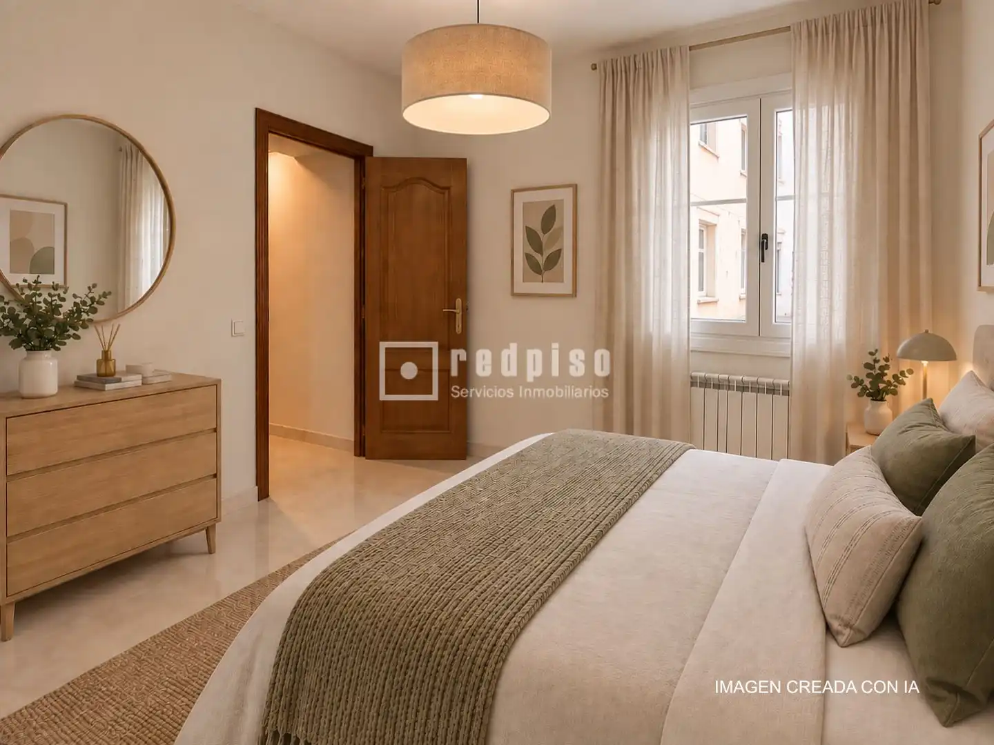 Bedroom of Flat for sale in Madrid  with Heating and Terrace