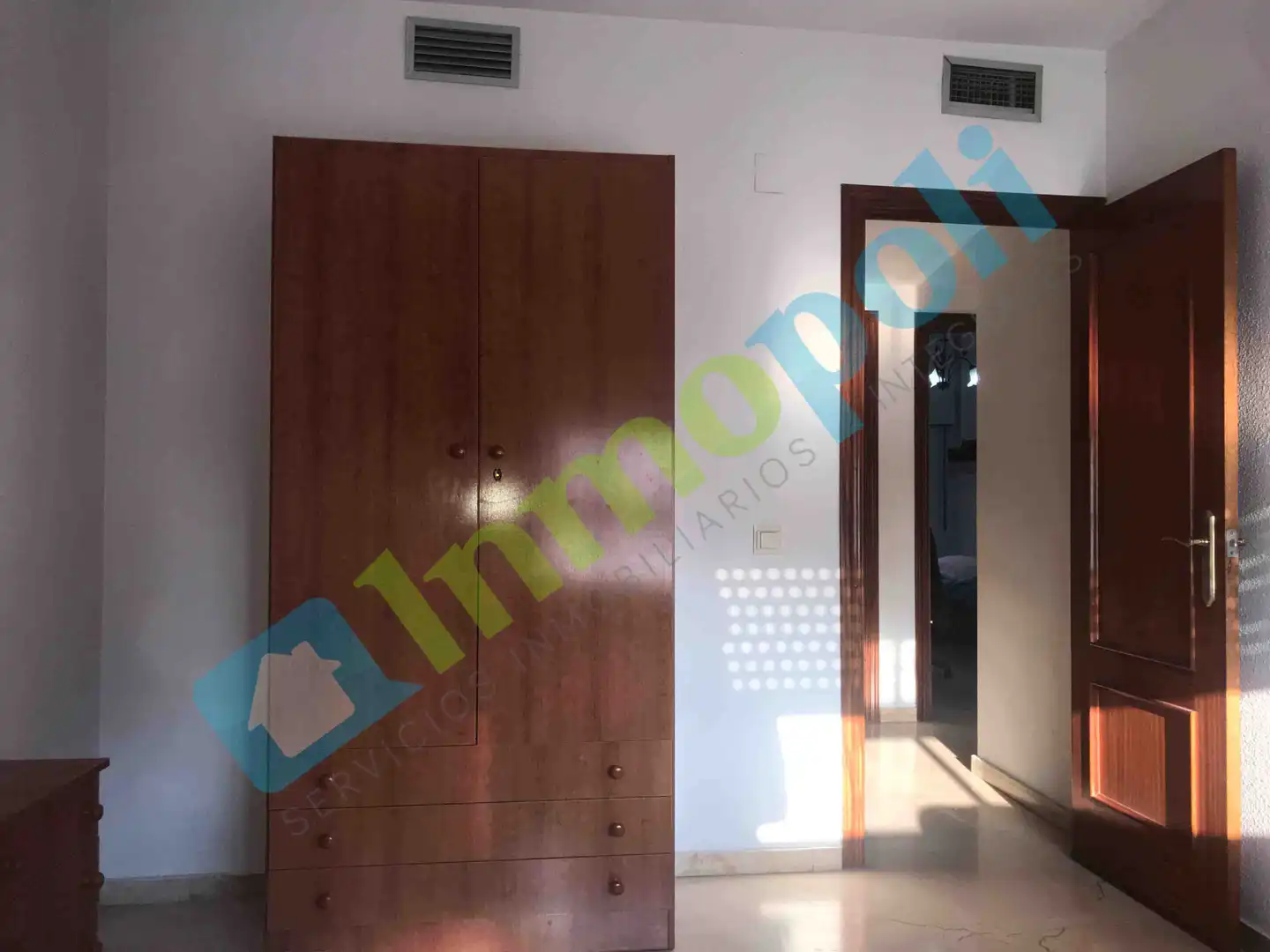 Schlafzimmer von Wohnung zur Miete in Badajoz mit Klimaanlage, Möbliert und Ofen