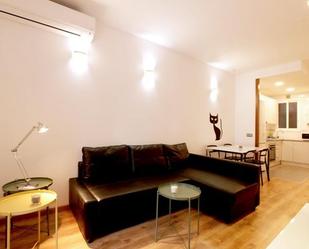 Sala d'estar de Pis de lloguer en  Barcelona Capital amb Aire condicionat i Calefacció