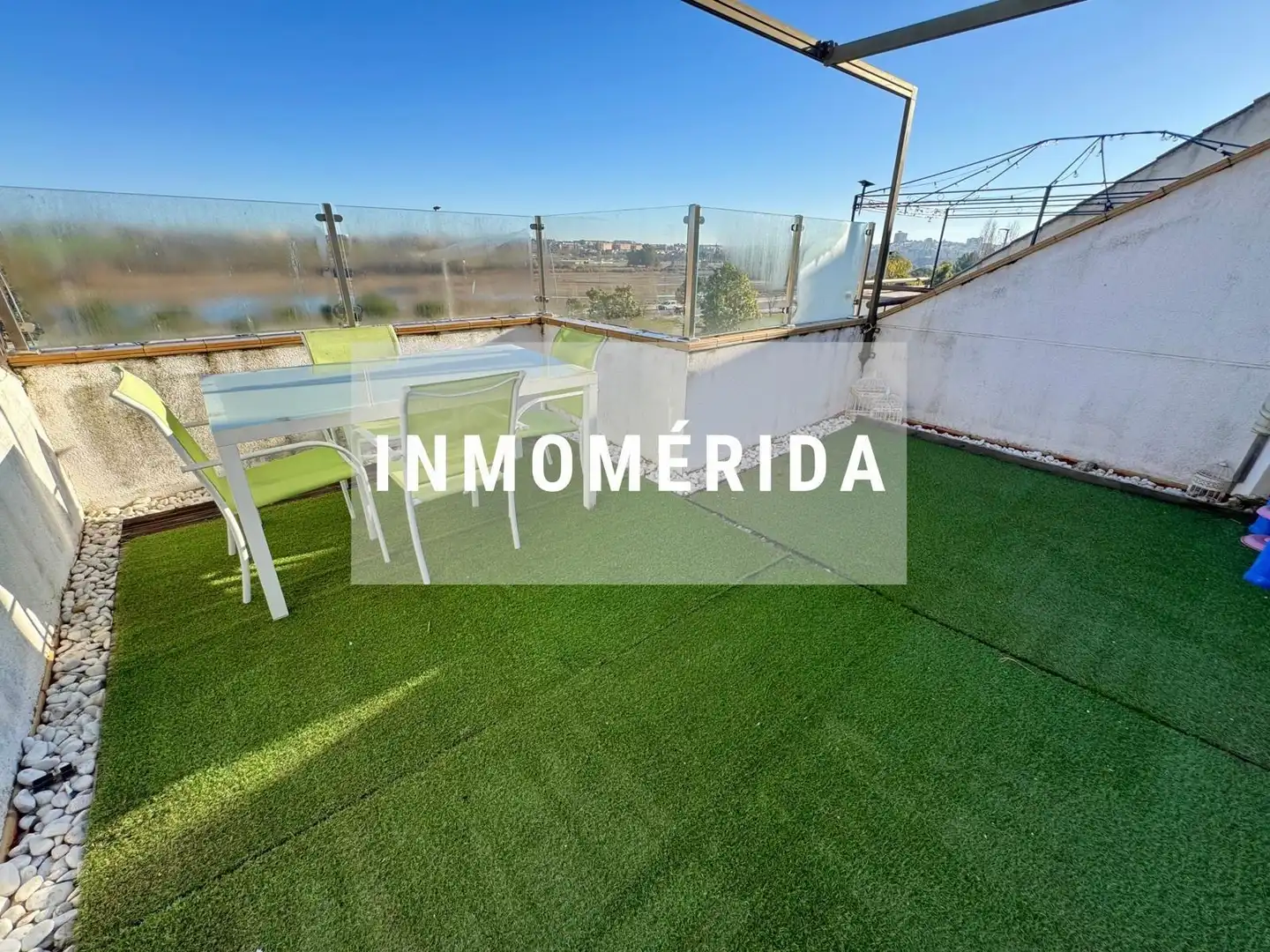 Terraza de Casa adosada en venta en Mérida con Aire acondicionado, Calefacción y Jardín privado