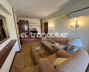 Sala d'estar de Pis de lloguer en  Madrid Capital amb Aire condicionat, Parquet i Terrassa