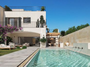 Chalet con balcón en venta en Ses Salines Poble