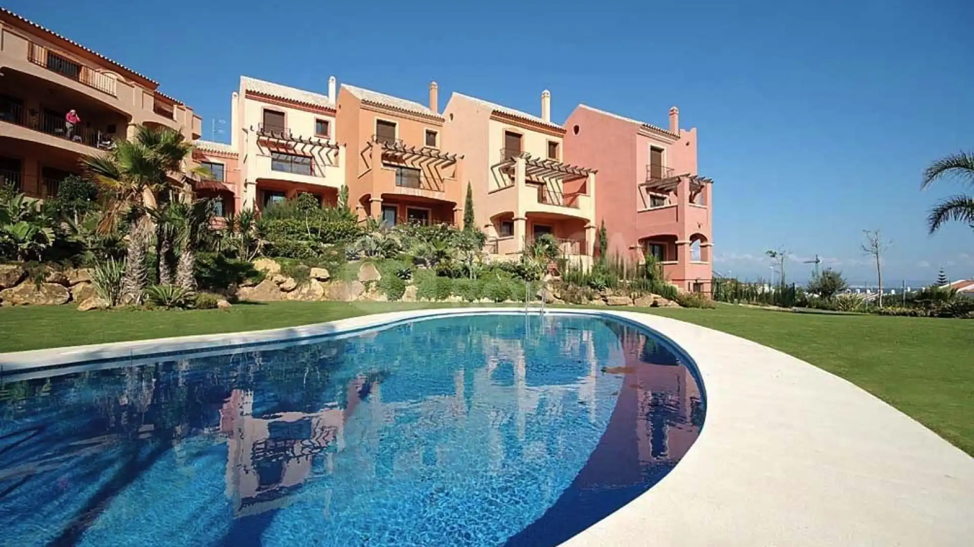 Garten von Maisonette zum Verkauf in Manilva mit Klimaanlage, Terrasse und Abstellraum