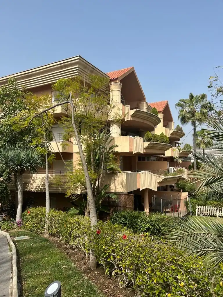 Exterior view of Flat for rent in Marbella  with Air Conditioner, Terrace and Swimming Pool