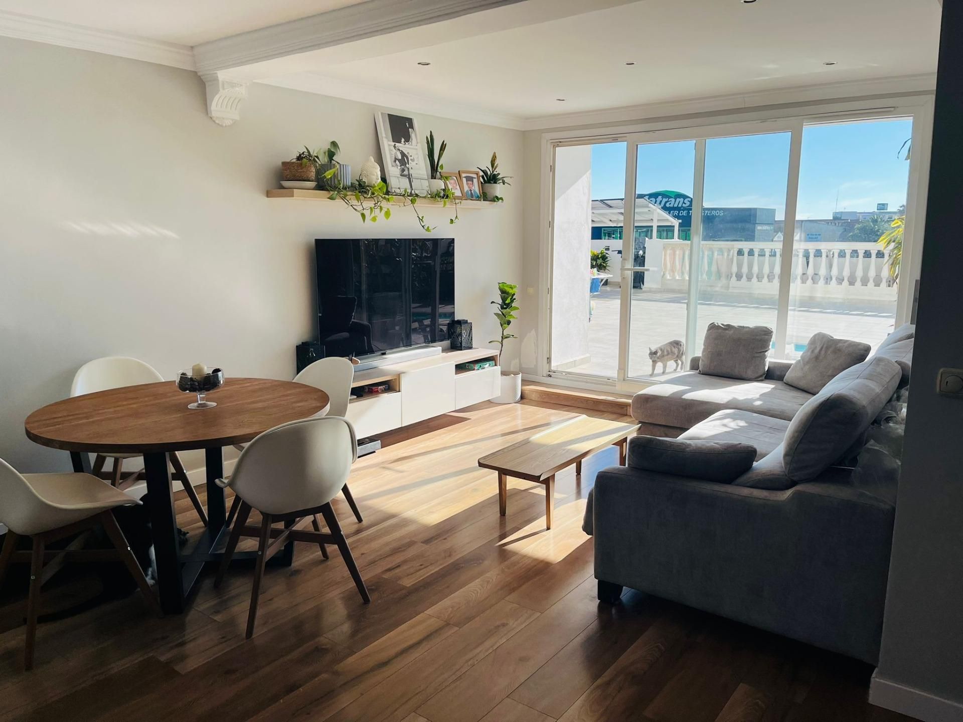 Sala de estar de Piso en venta en Málaga Capital con Aire acondicionado y Terraza