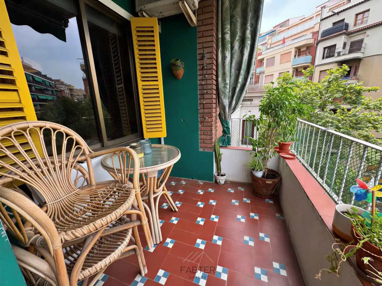 Balcony of Flat for sale in Barcelona  with Air Conditioner, Heating and Terrace