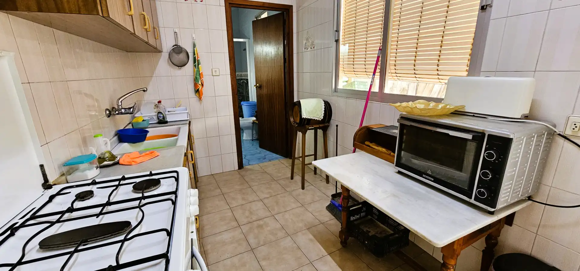 Cocina de Casa adosada en venta en Totana con Terraza, Trastero y Amueblado