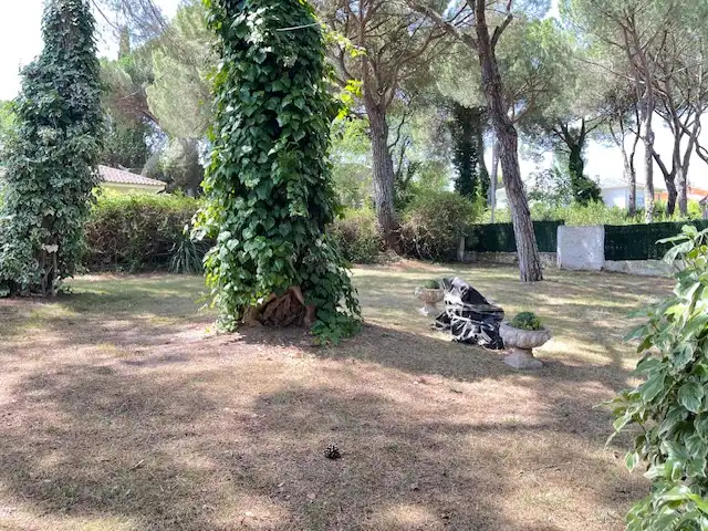 Jardí de Casa o xalet en venda en Laguna de Duero amb Aire condicionat, Moblat i Forn