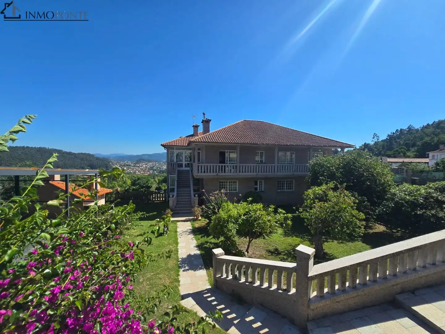 Außenansicht von Haus oder Chalet zum Verkauf in Poio mit Privatgarten