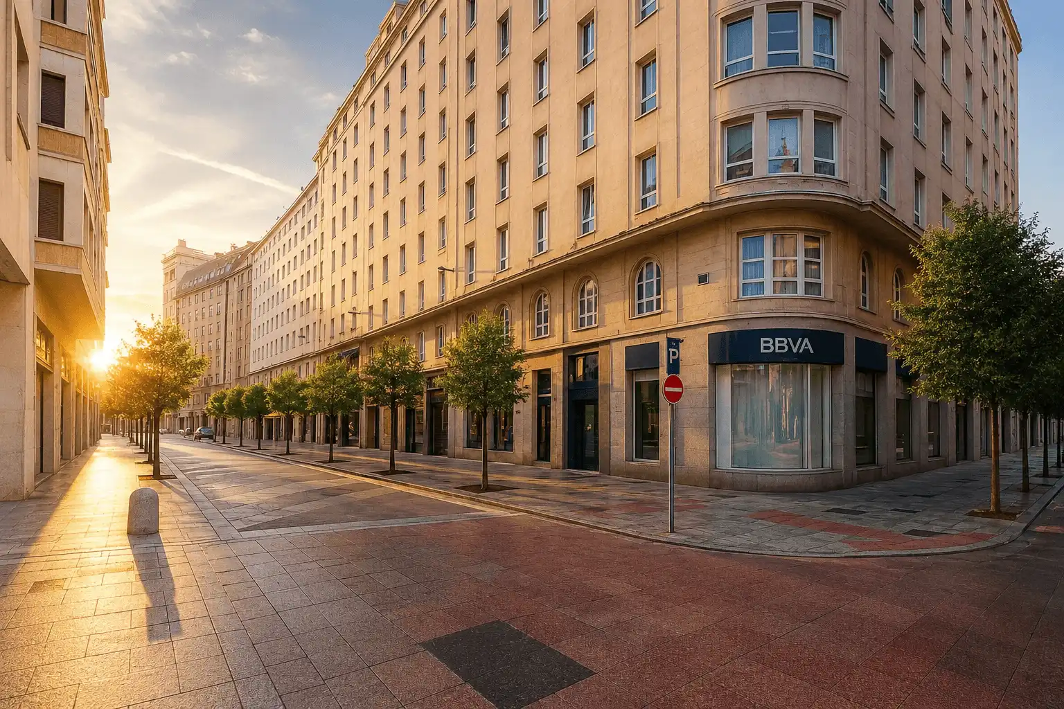 Außenansicht von Wohnung zur Miete in Santander mit Heizung, Möbliert und Ofen