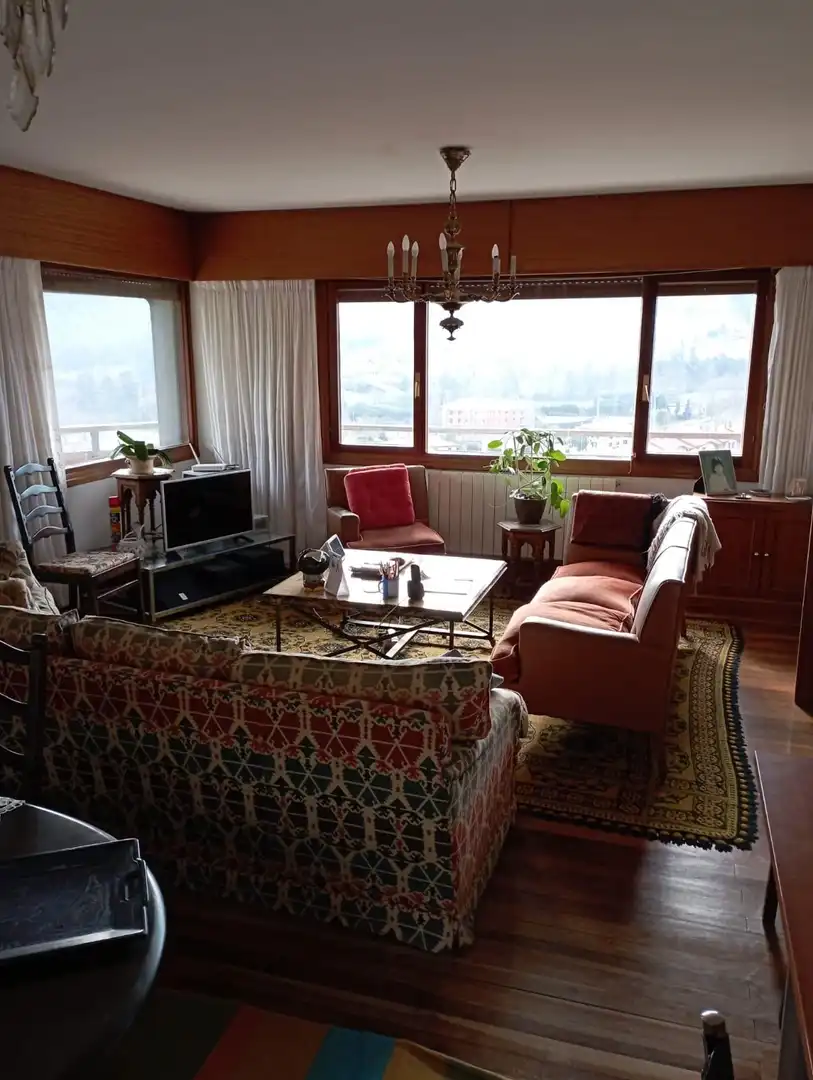 Sala de estar de Casa adosada en venta en Arrankudiaga / Zollo con Calefacción, Jardín privado y Terraza