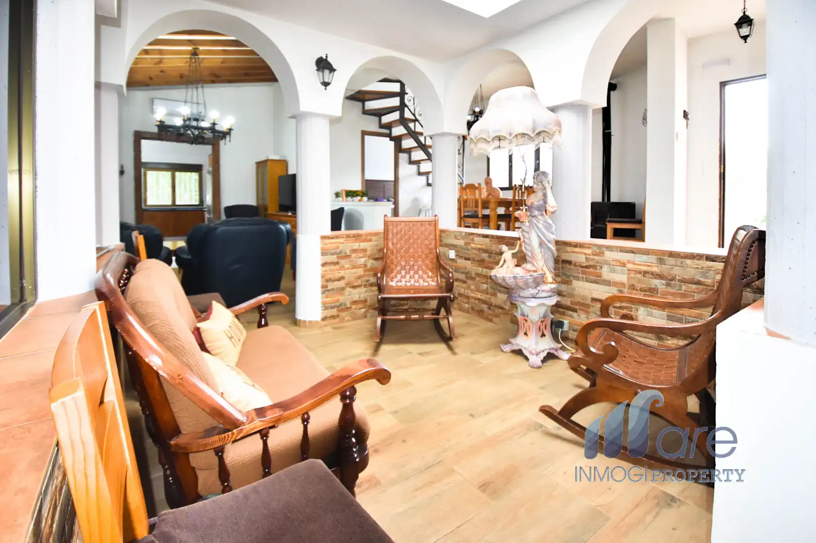 Sala de estar de Casa o chalet en venta en Atarfe con Aire acondicionado, Jardín privado y Piscina