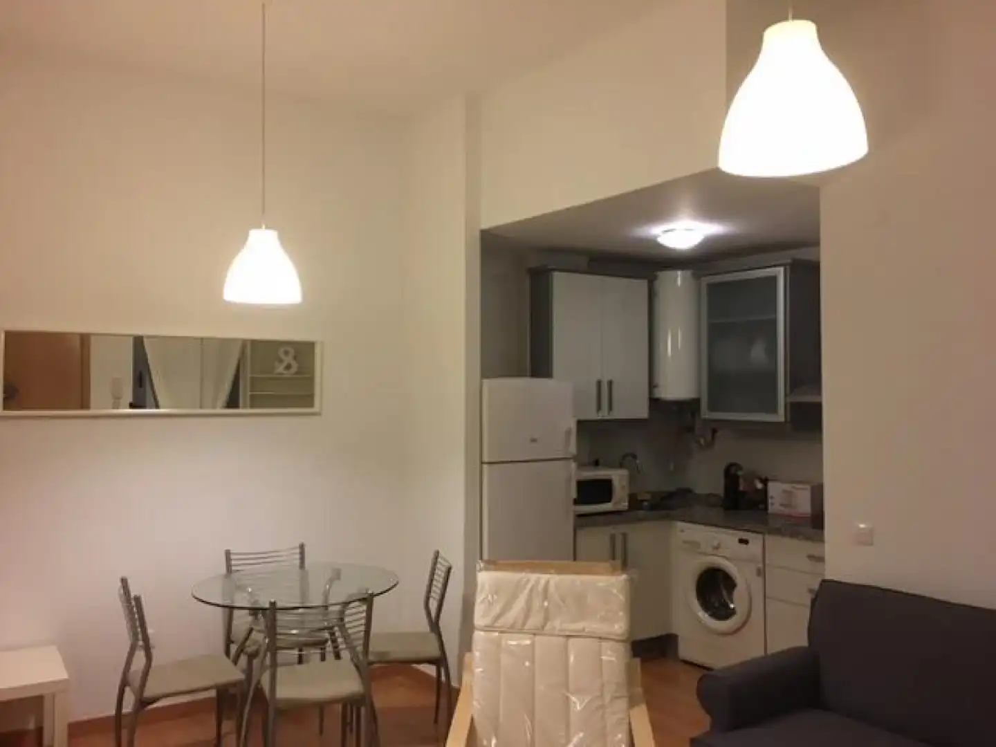 Cocina de Apartamento de alquiler en Málaga con Aire acondicionado, Amueblado y Horno