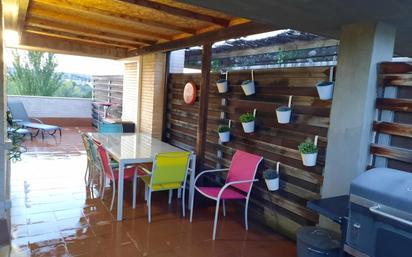 Terrasse von Dachboden zum verkauf in Cadrete mit Klimaanlage, Terrasse und Balkon