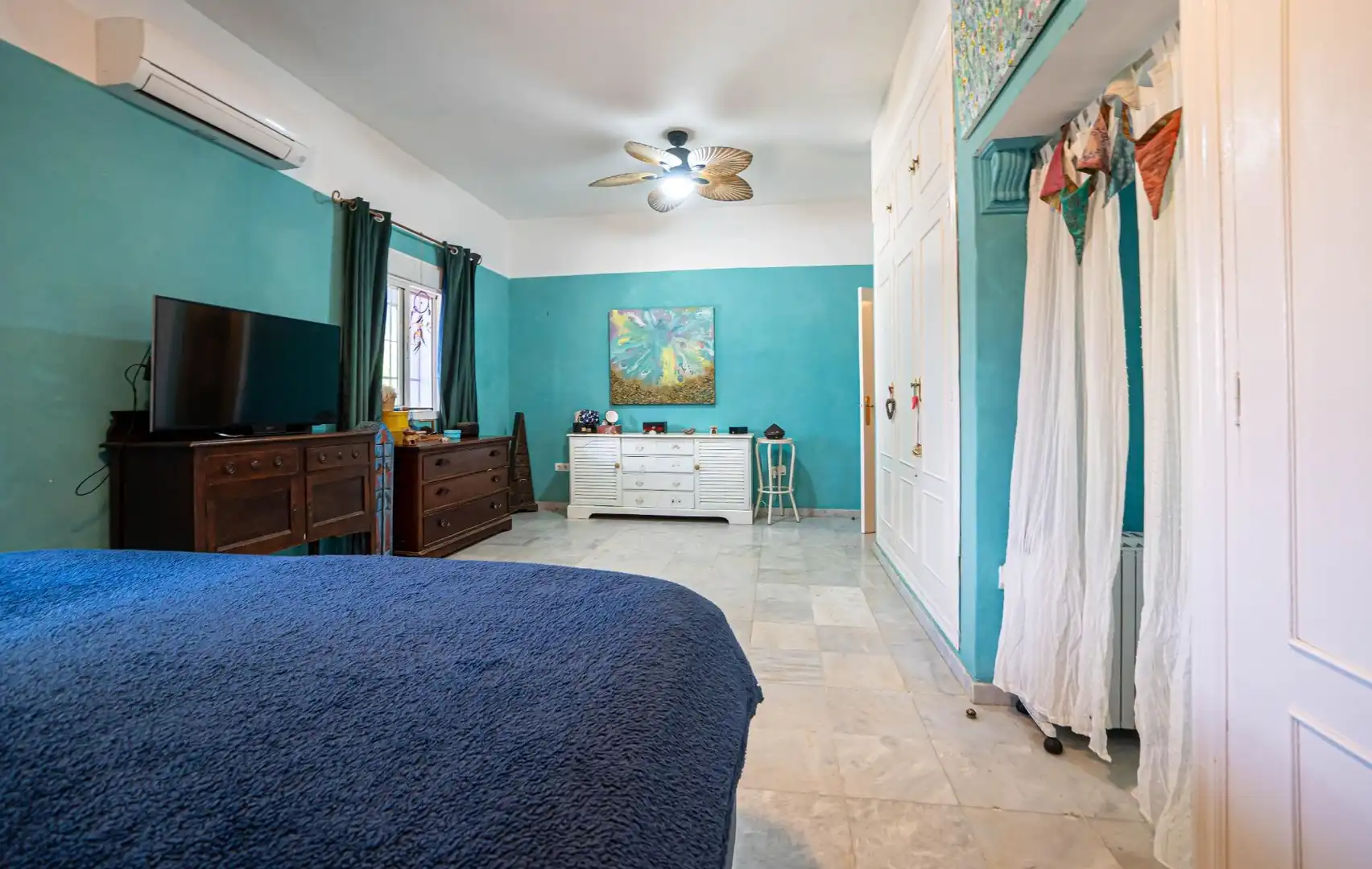 Bedroom of Houses for sale in Marchena  with Air Conditioner, Heating and Private garden