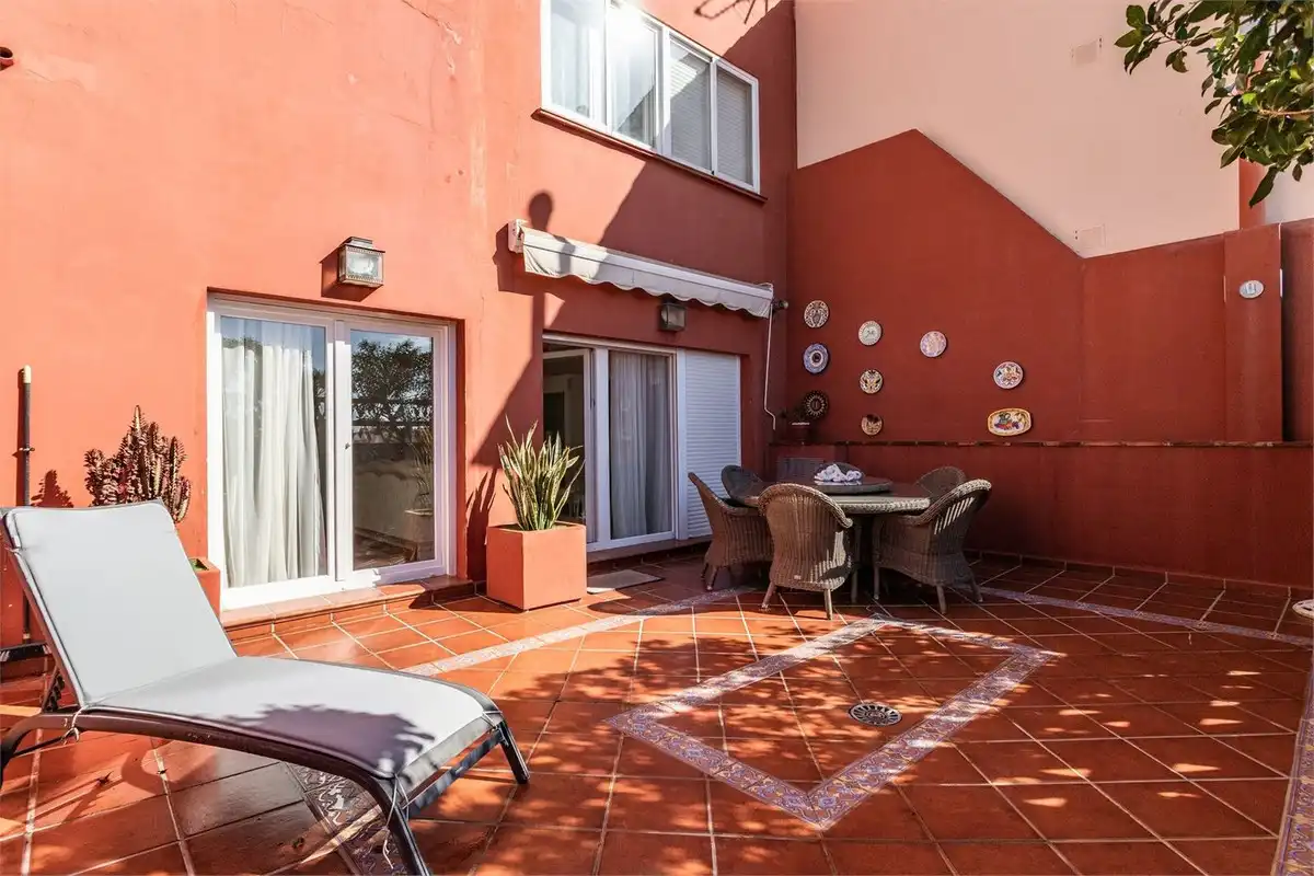 Terraza de Casa adosada en venta en Benalmádena con Amueblado