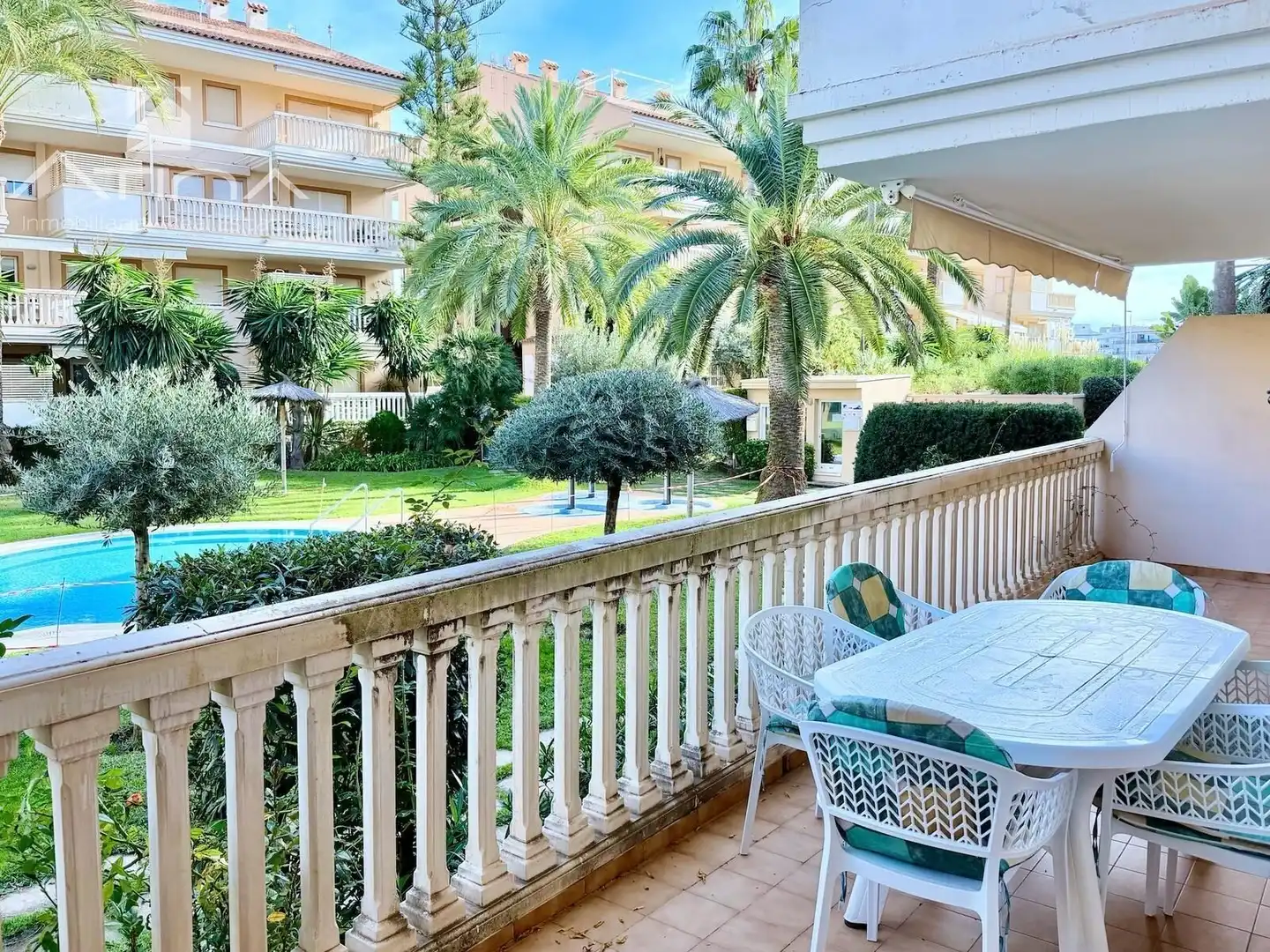 Terraza de Apartamento en venta en Jávea / Xàbia con Aire acondicionado, Calefacción y Jardín privado