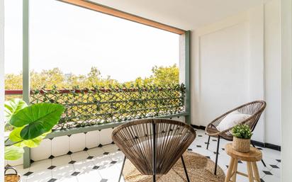 Balcony of Flat for sale in  Barcelona Capital  with Air Conditioner and Terrace