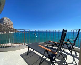 Terrace of Apartment to rent in Calpe / Calp  with Air Conditioner, Terrace and Furnished