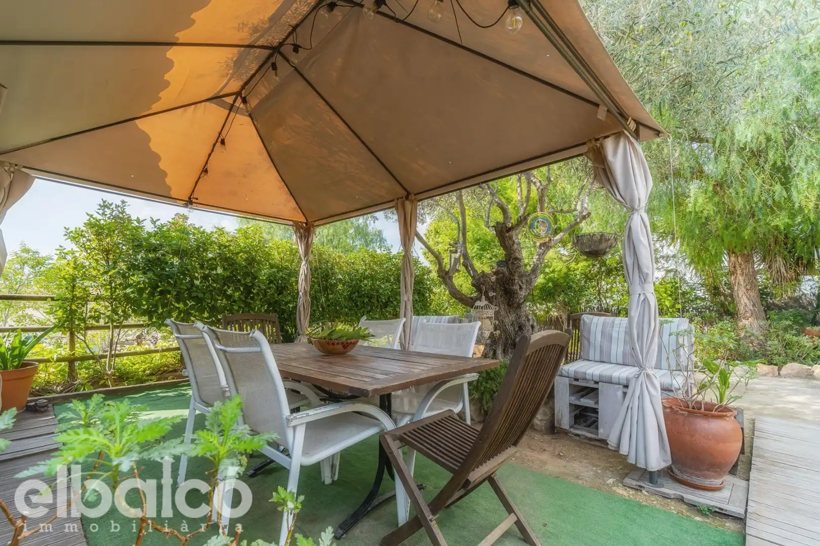 Garten von Haus oder Chalet zum Verkauf in La Pobla de Montornès   mit Privatgarten, Terrasse und Abstellraum