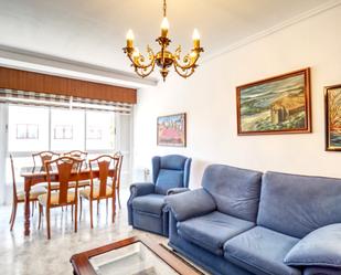 Living room of Flat for sale in Ferrol  with Parquet flooring, Terrace and Storage room