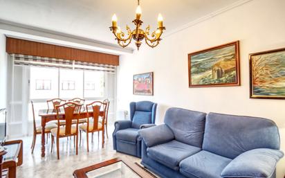 Living room of Flat for sale in Ferrol  with Parquet flooring, Terrace and Storage room