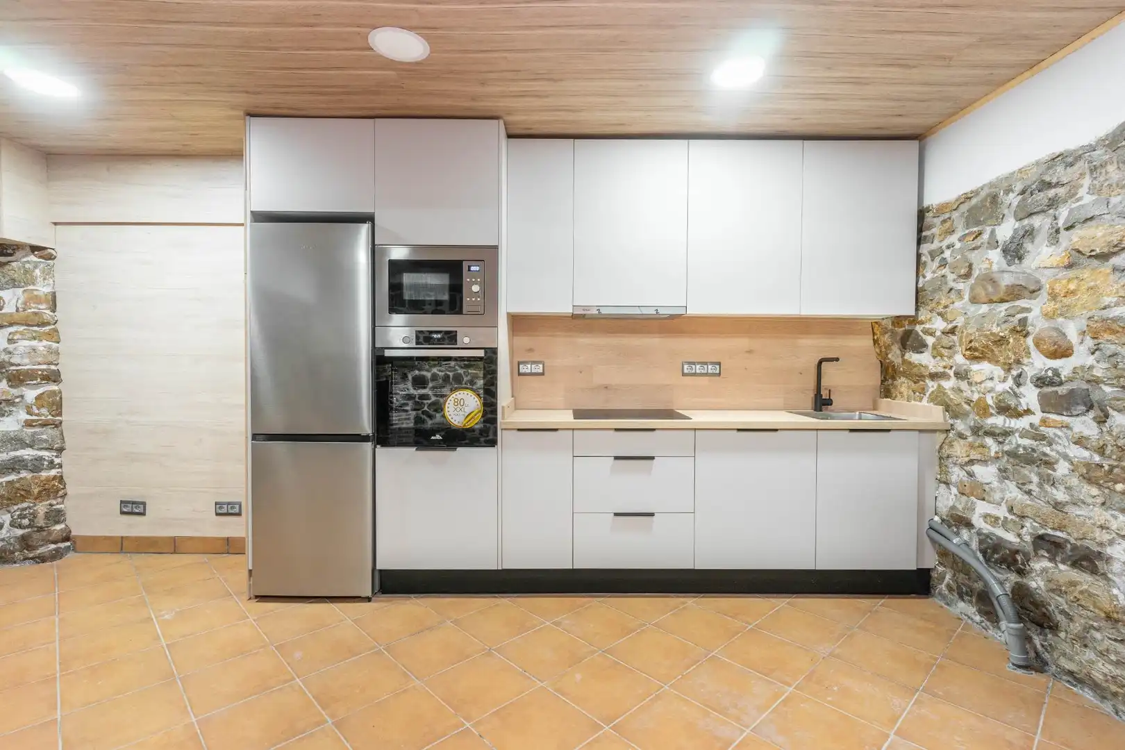 Cocina de Casa o chalet en venta en Grado con Calefacción, Terraza y Trastero