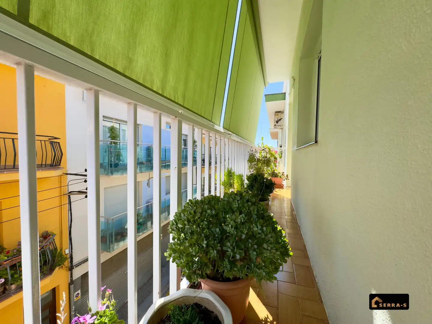 Terrasse von Wohnung zum Verkauf in Malgrat de Mar mit Klimaanlage und Balkon