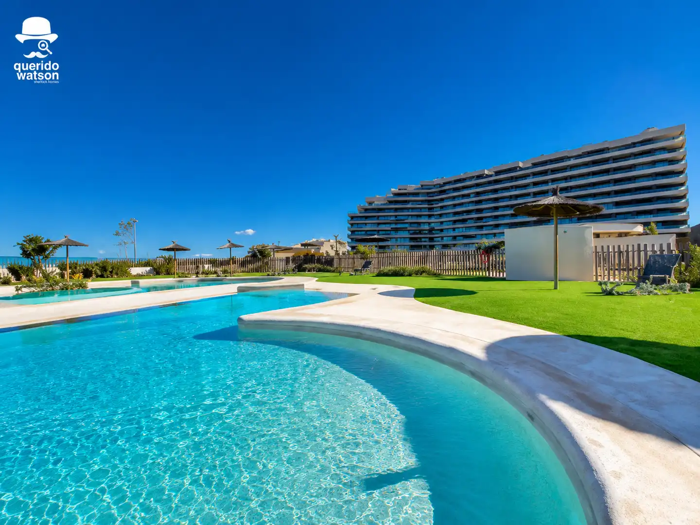 Schwimmbecken von Wohnung zum Verkauf in Cartagena mit Klimaanlage, Heizung und Terrasse