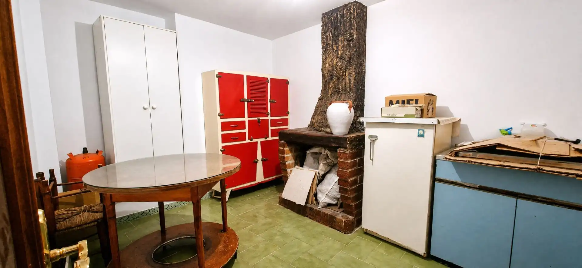 Kitchen of Houses for sale in Guijo de Santa Bárbara  with Terrace and Furnished