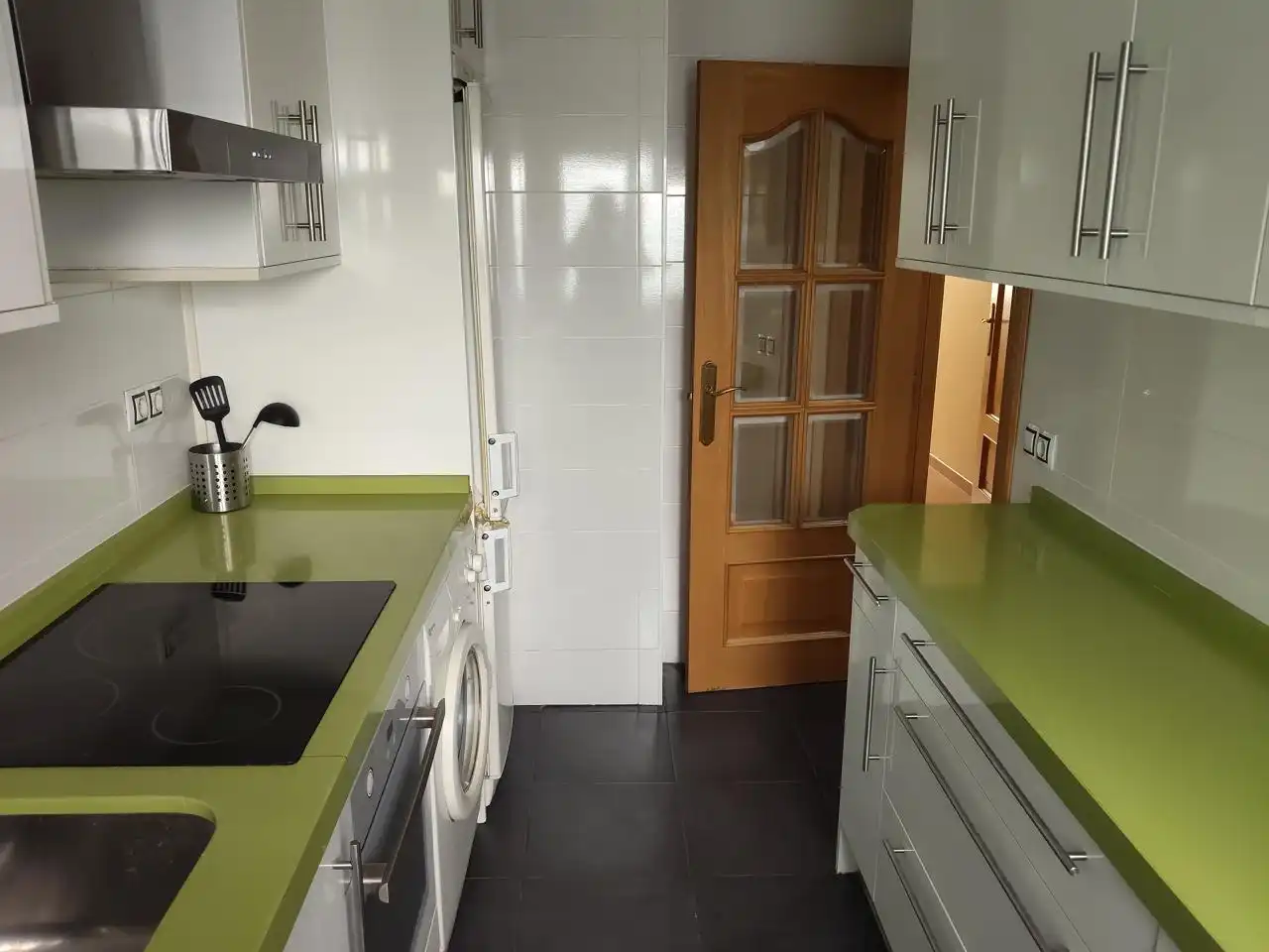 Kitchen of Flat for sale in Zaragoza  with Air Conditioner, Heating and Furnished