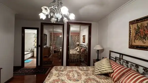 Bedroom of Flat for sale in Vigo   with Heating, Parquet flooring and Terrace
