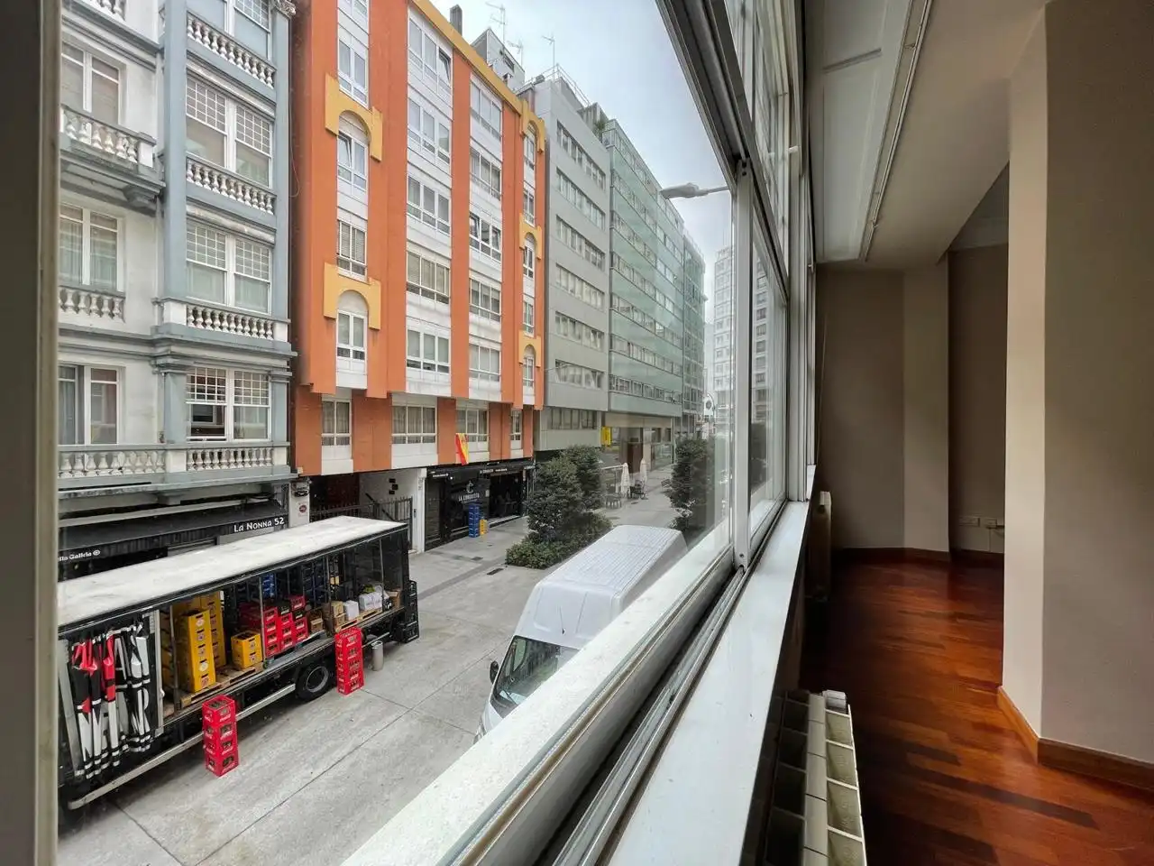 Vista exterior de Piso en venta en A Coruña Capital  con Calefacción, Parquet y Trastero