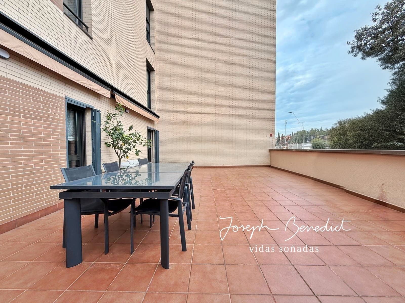 Terrace of Flat for sale in Castelldefels  with Air Conditioner, Heating and Parquet flooring