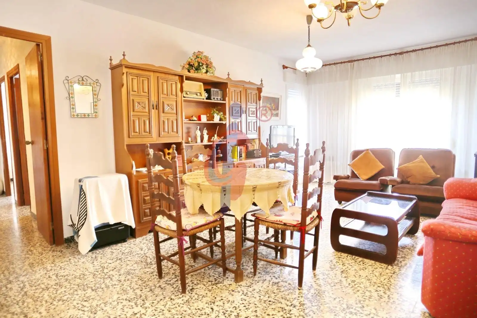 Sala de estar de Apartamento en venta en Guardamar del Segura con Amueblado y Balcón