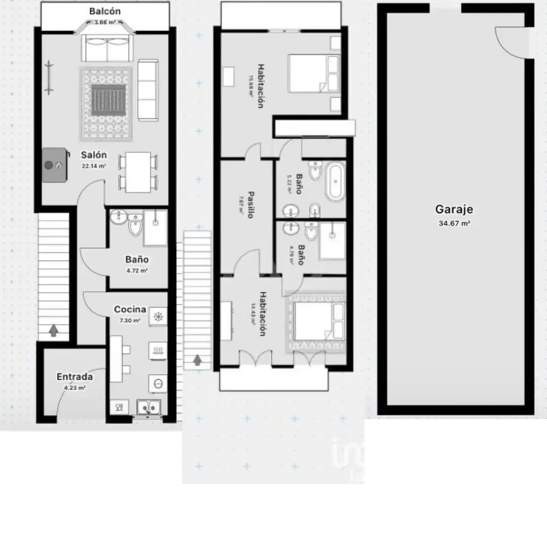 Detached homes for sale in Alcalá de la Selva  with Heating and Terrace