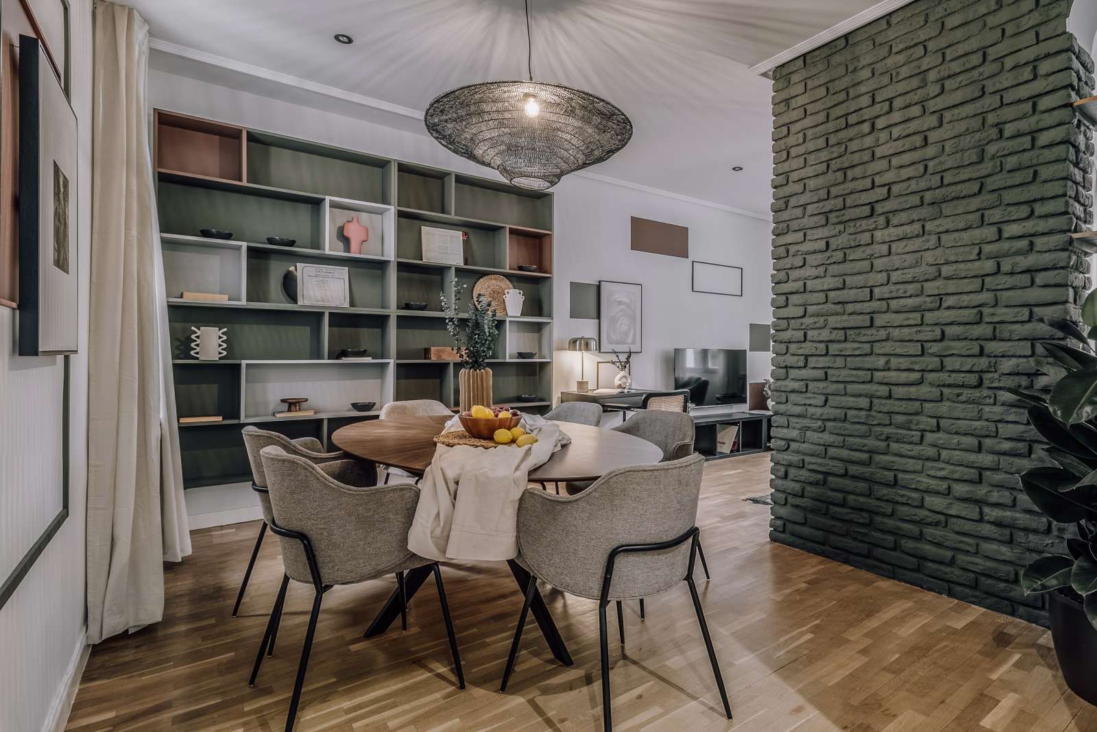 Esszimmer von Wohnungen zur untervermieten in  Madrid Capital mit Klimaanlage, Terrasse und Möbliert