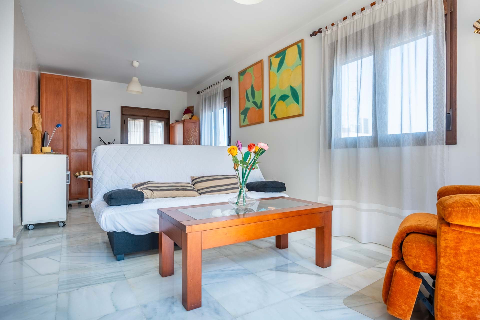 Sala d'estar de Pis en venda en  Sevilla Capital amb Terrassa