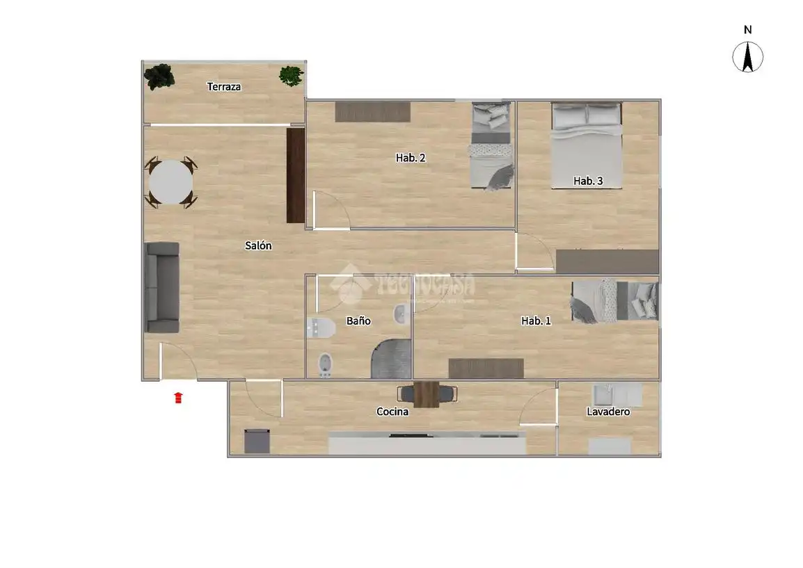 Flat with terrace for sale in Cruz de Humilladero, imagen 31