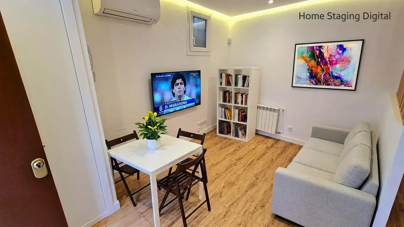 Living room of Flat for sale in Madrid  with Air Conditioner