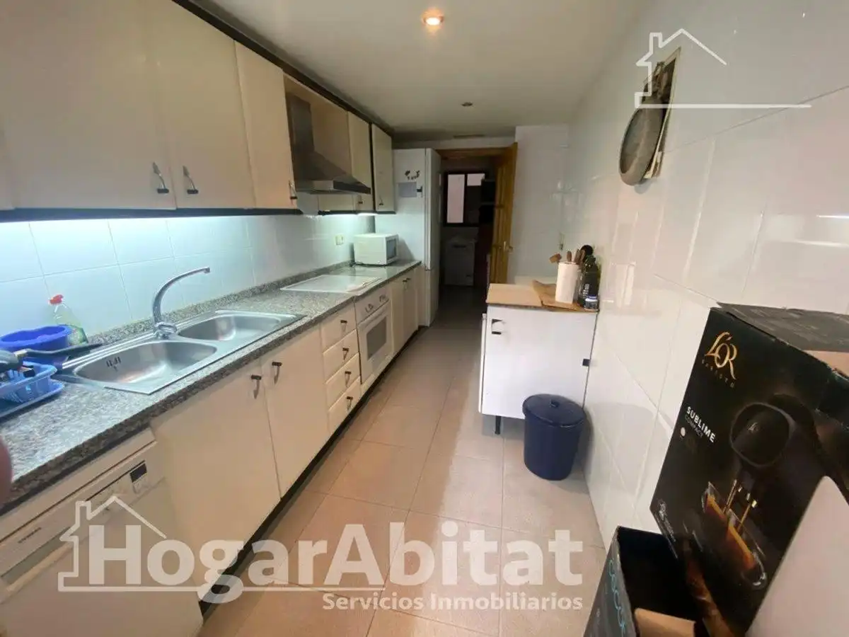 Küche von Wohnung zum Verkauf in Valencia mit Klimaanlage, Heizung und Terrasse