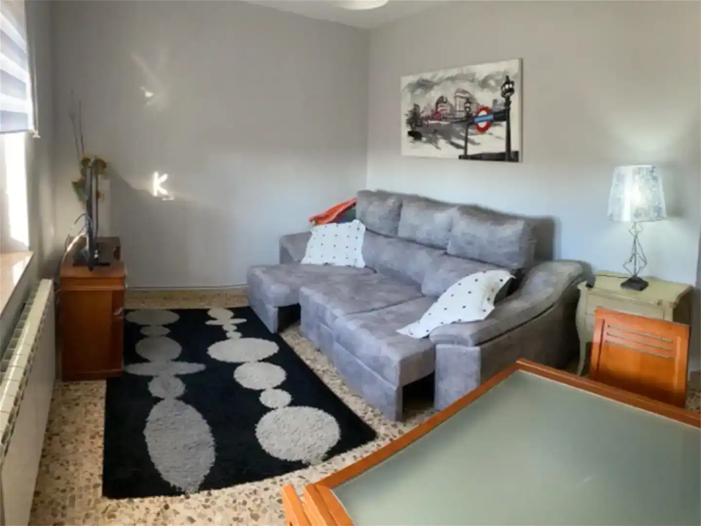 Sala de estar de Piso en venta en Asturianos con Jardín privado, Trastero y Amueblado
