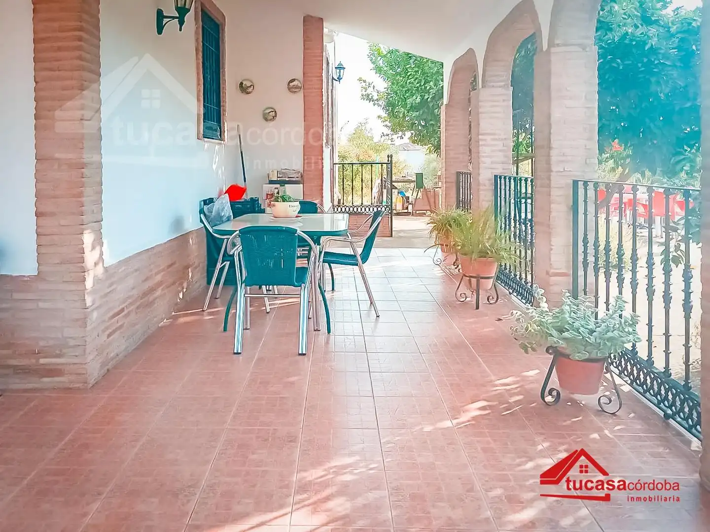 Terrace of Country homes for sale in Córdoba  with Air Conditioner, Private garden and Storage room