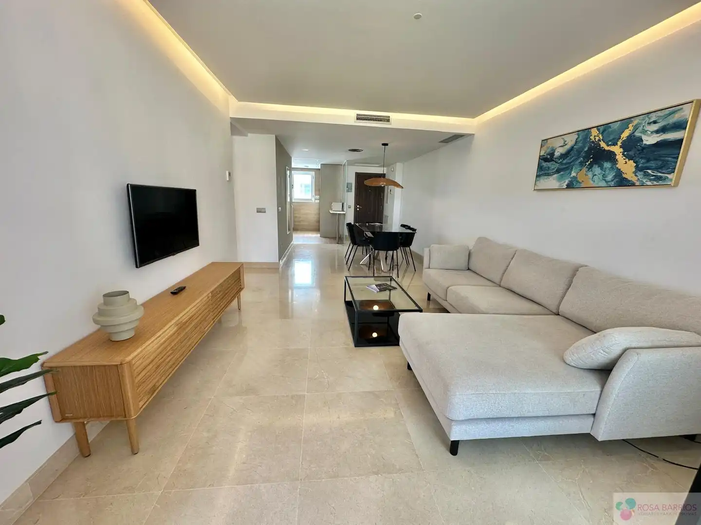 Sala de estar de Ático en venta en Marbella con Terraza y Piscina comunitaria